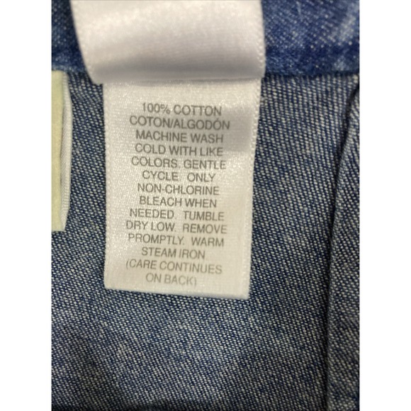 Susan Bristol Casuals 14 Blue Jean Skirt Long - Picture 5 of 8